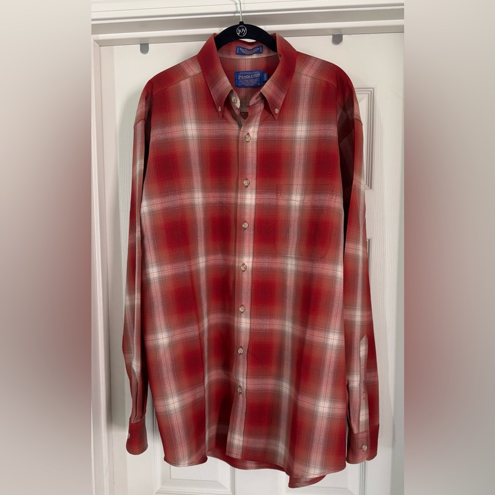 Pendleton Red Plaid Men's Shirt